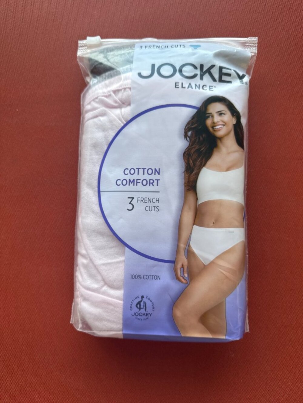 Jockey Elance Cotton Comfort Womens 3 Pack French Cut Underwear Size 8 Panties - Picture 3 of 3